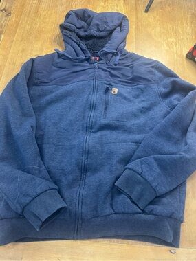 Coleman Men's Dark Blue Hooded Zip Jacket
